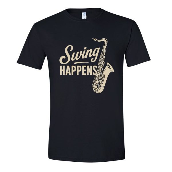 "Swing Happens" Saxophone T-Shirt