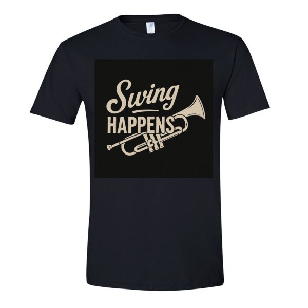 "Swing Happens" Trumpet T-Shirt